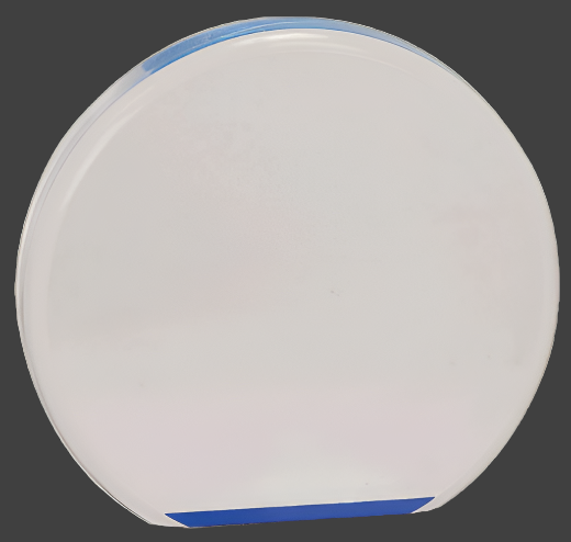 Blue Acrylic Circle