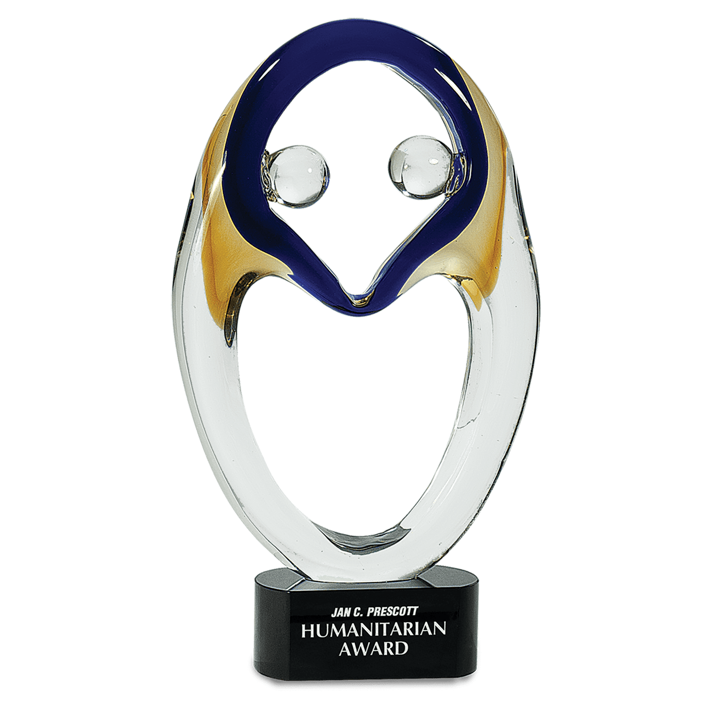 13.75" Together Art Glass