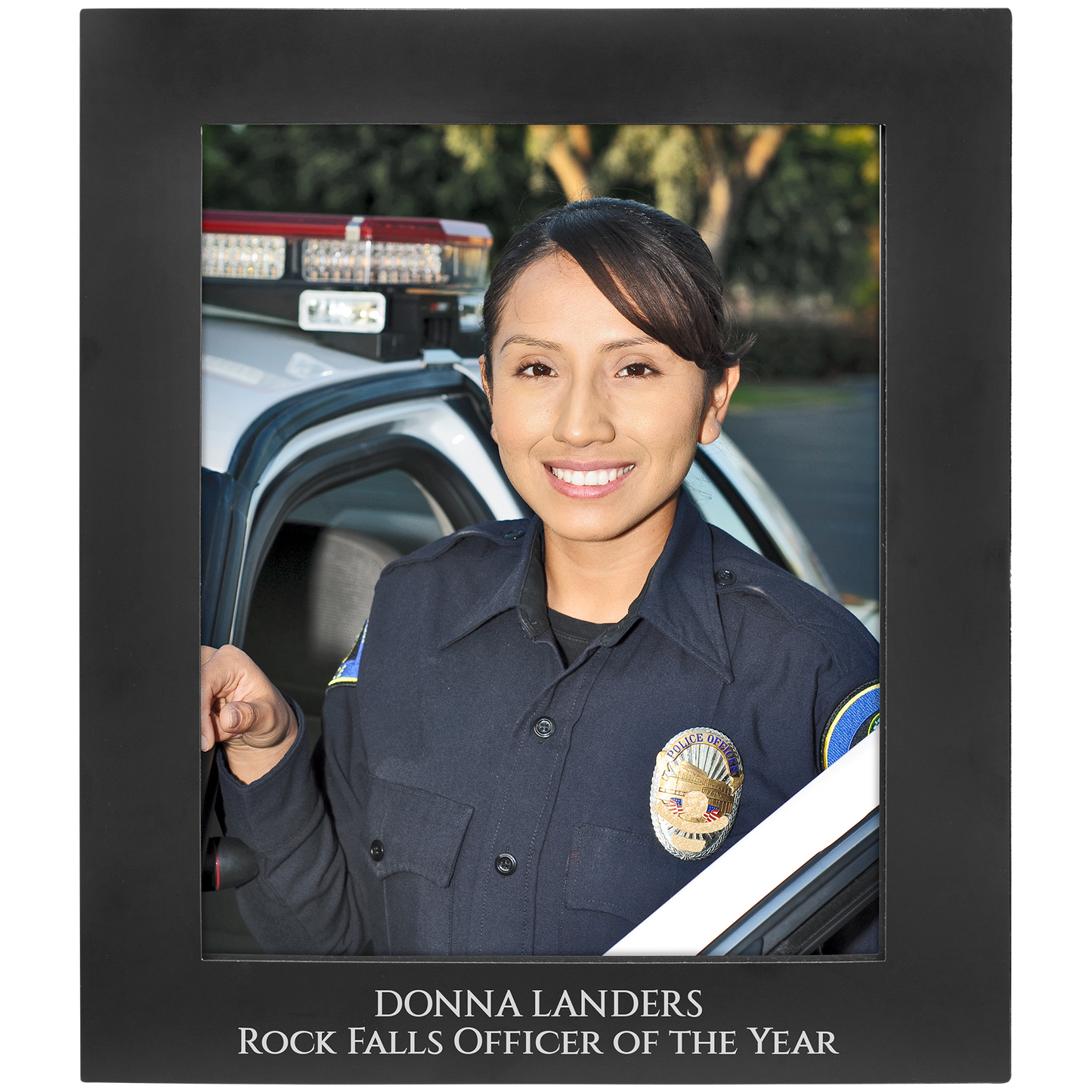 Black Aluminum Photo Frame