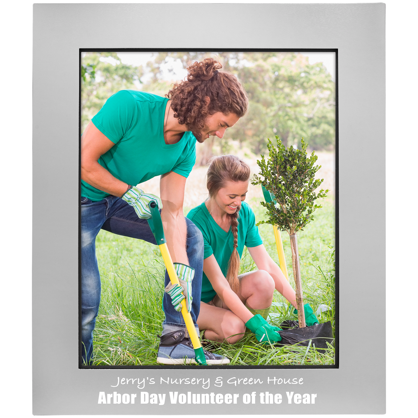 Gray Aluminum Photo Frame