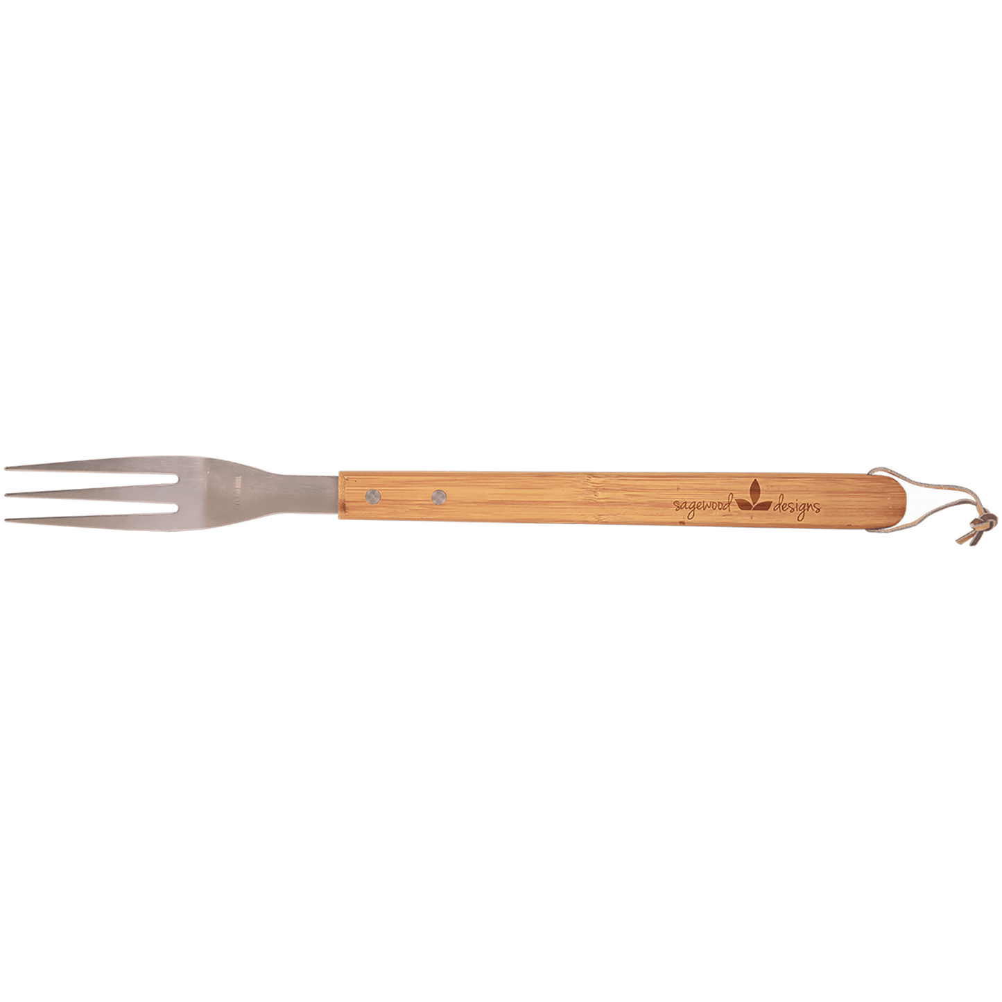 Bamboo Barbeque Fork 16.25"