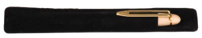 Black Velvet Pen Sleeve 6.25" x 1.125" (Sleeve Only, Pen Not Included)