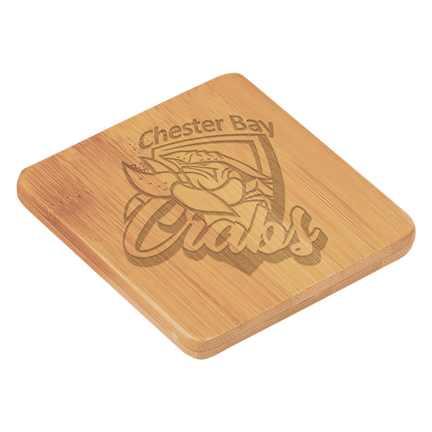 3.5" x 3.5" Square Bamboo Coaster