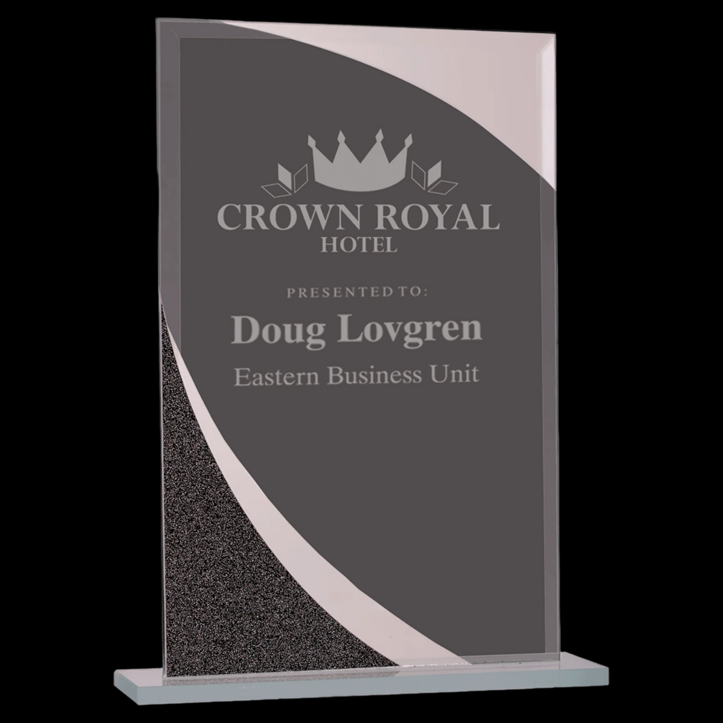 Rectangle Designer Glass Award