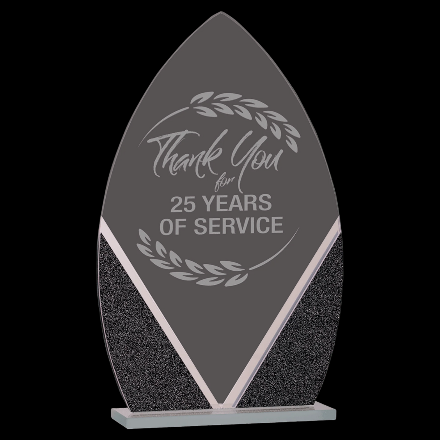 Oval Designer Glass Award
