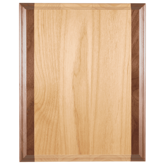 Genuine Red Alder & Genuine Walnut Plaque