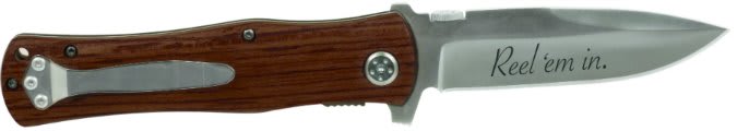 4.5" Wood Handle Knife