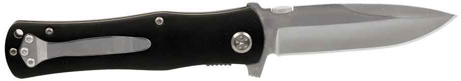 4.5" Black Anodized Aluminum Handle Knife