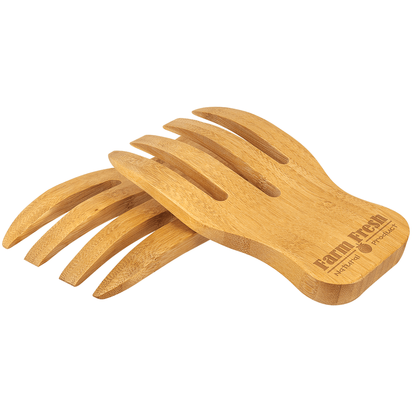 Bamboo Salad Hands Set 6.5"