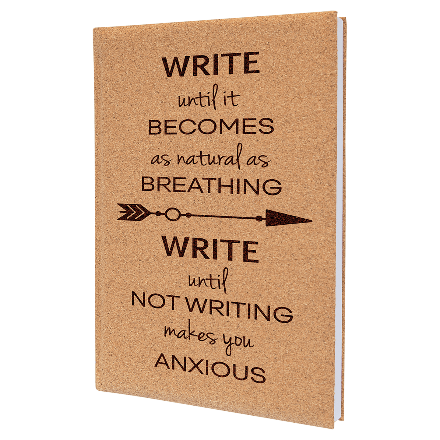 Cork Journal with Lined Notepad