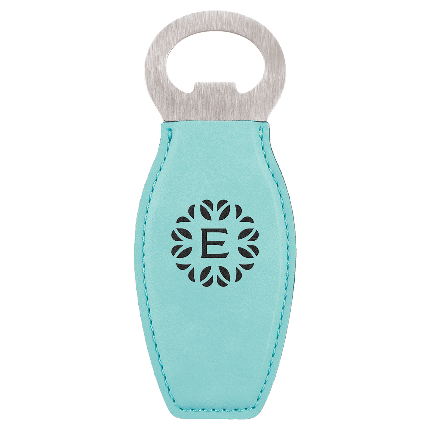 Leatherette Bottle Opener with Magnet