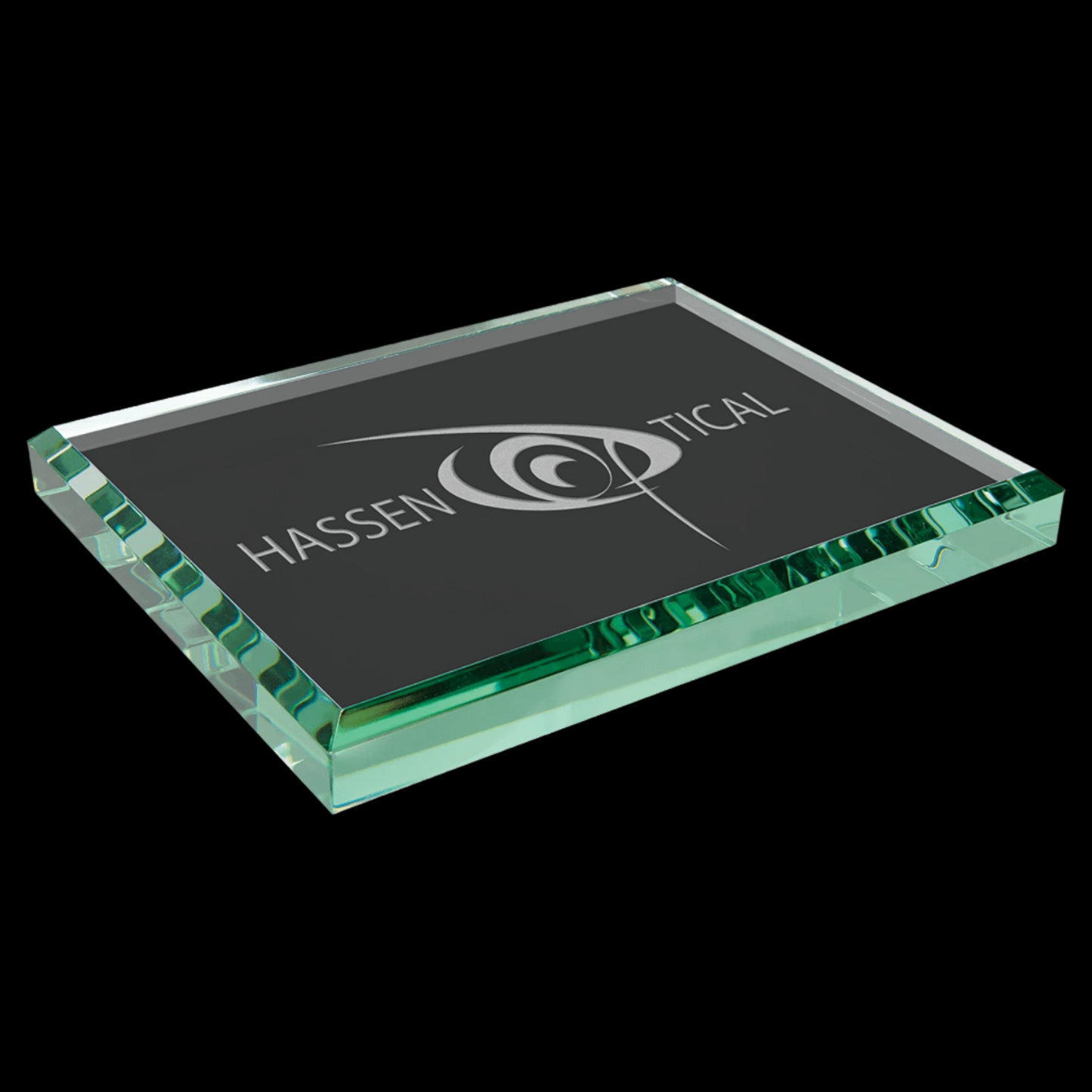 Jade Glass Paperweight