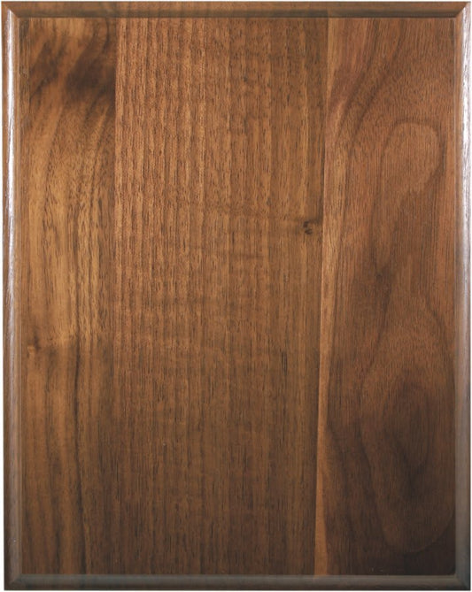 Genuine Walnut Plaque with Cove Edge