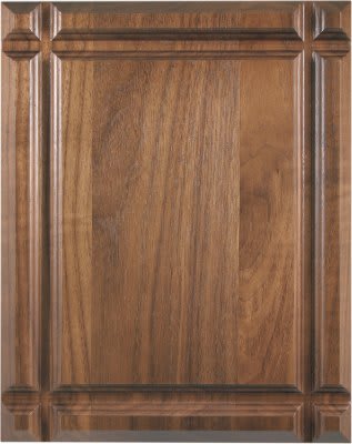 Grooved Face Genuine Walnut Plaque
