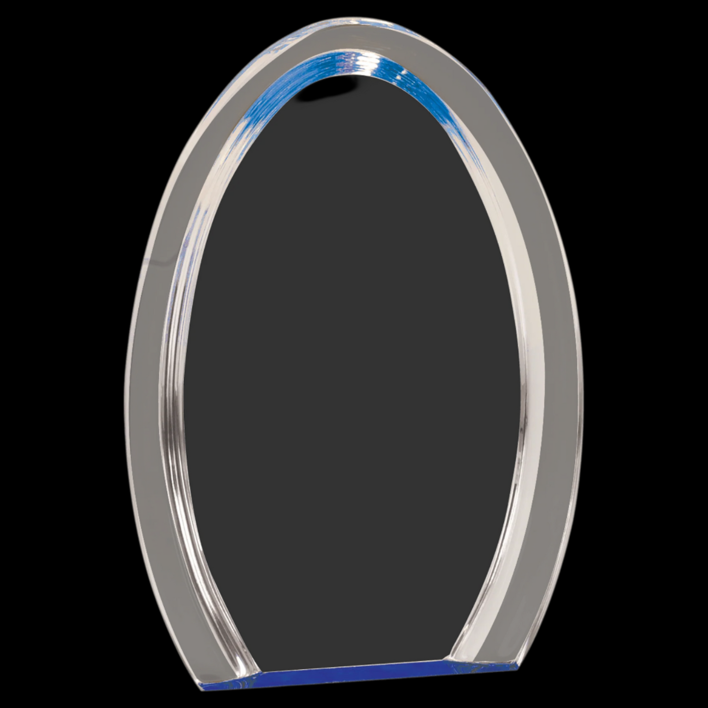 Blue Oval Halo Acrylic