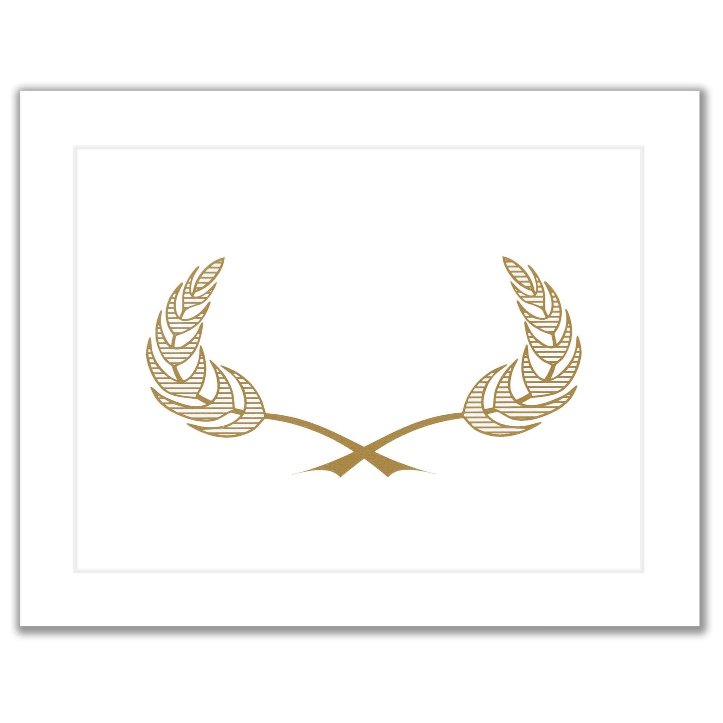 9.5" x 12" Leaf Design Certificate Holder