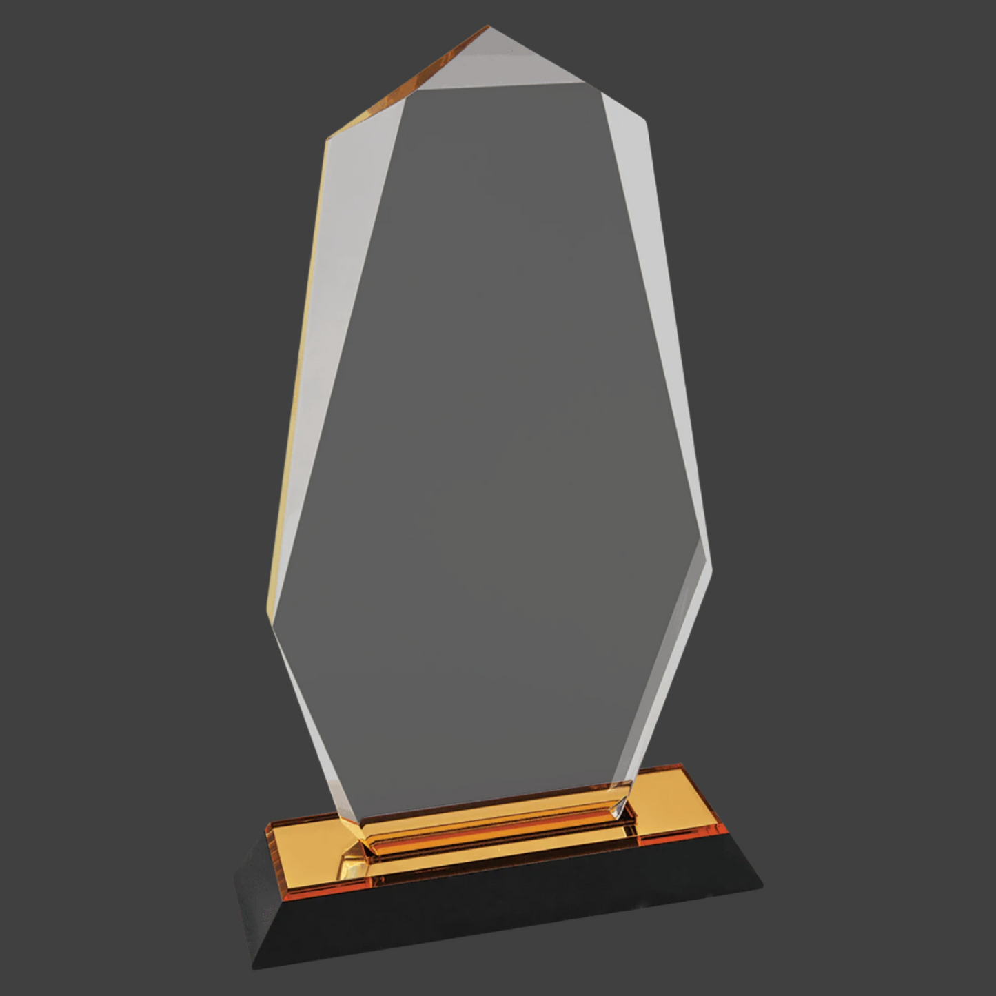 Gold Octagon Point Impress Acrylic