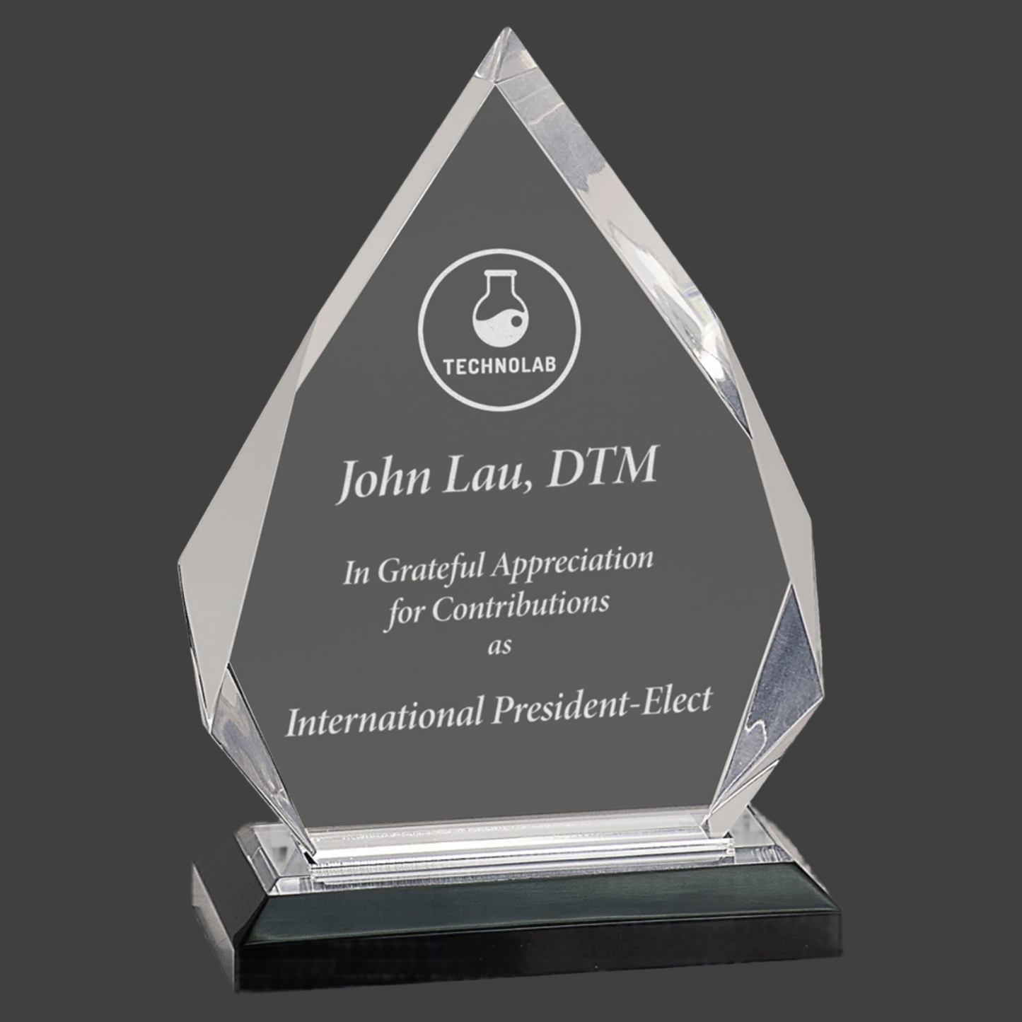 Silver Diamond Impress Acrylic