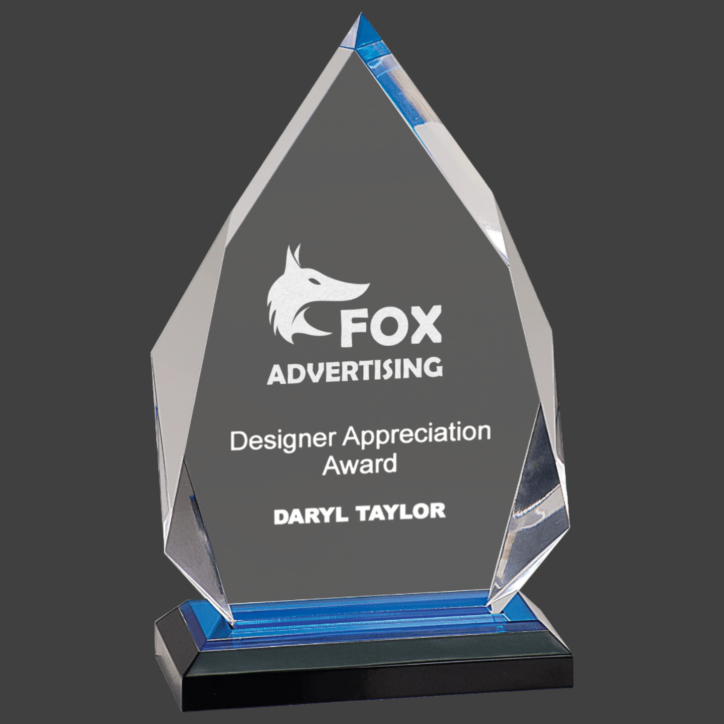 Blue Diamond Impress Acrylic