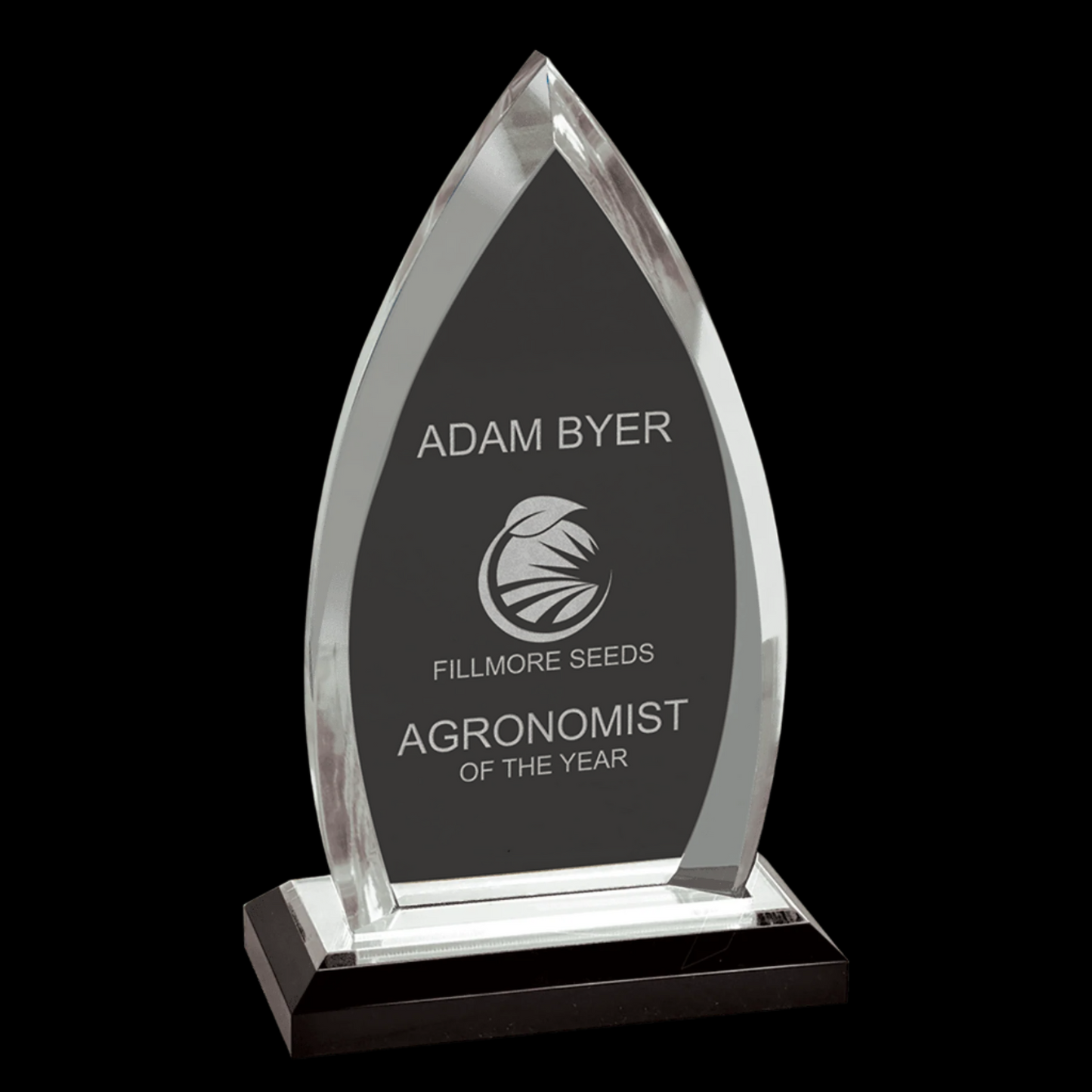 Silver Oval Impress Acrylic