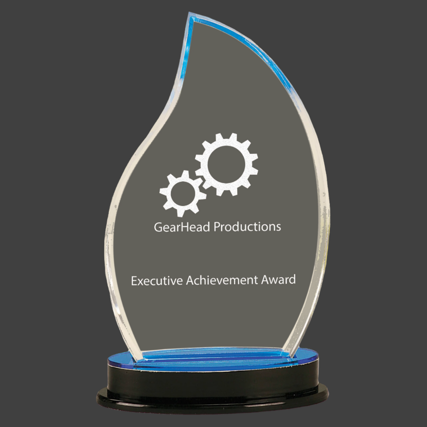 Blue Flame Impress Acrylic