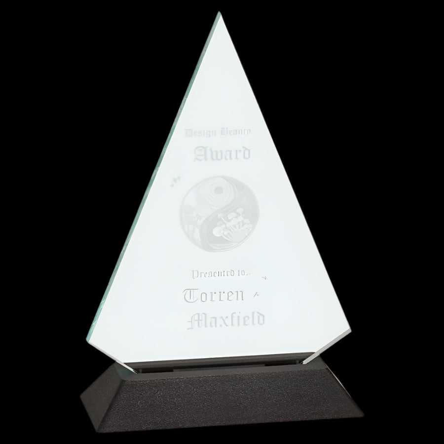 Jade Triangle Pop-In Acrylic (Base not included)