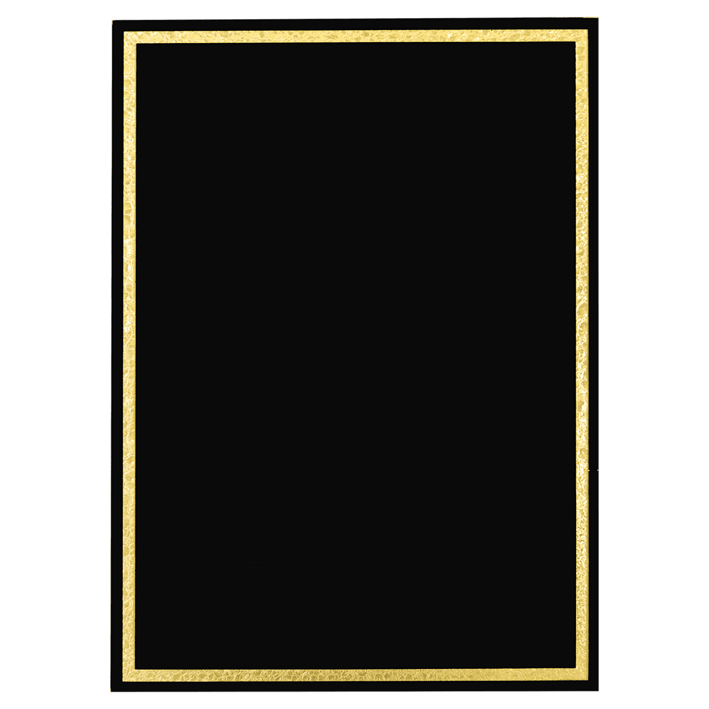 Black Florentine Frame Designer Plaque Plate