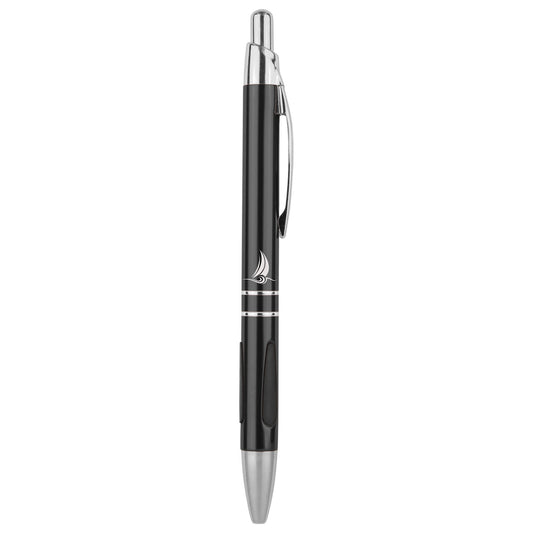 Black Pen with Silver Trim