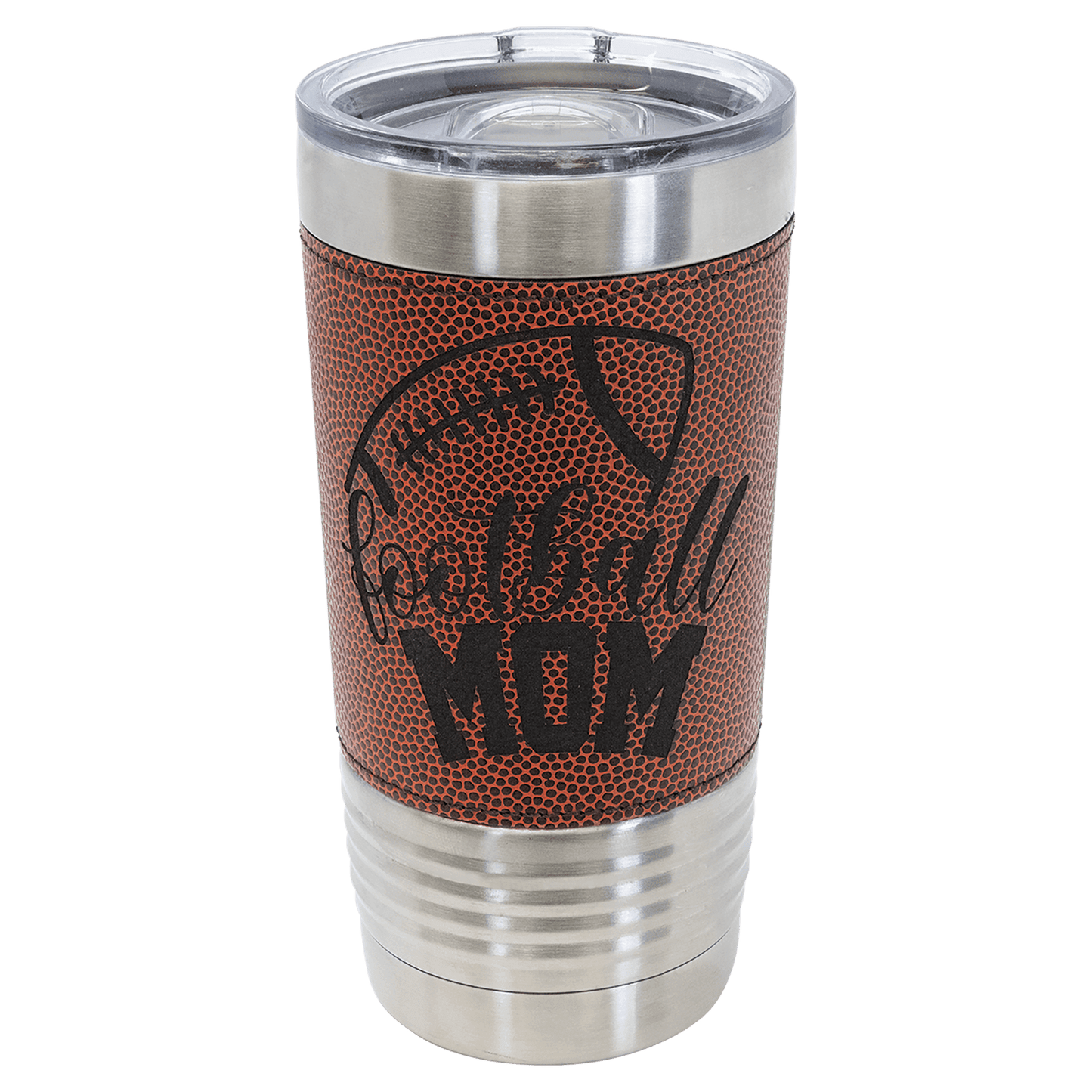 Polar Camel 20 oz. Football Sports Tumbler with Slider Lid
