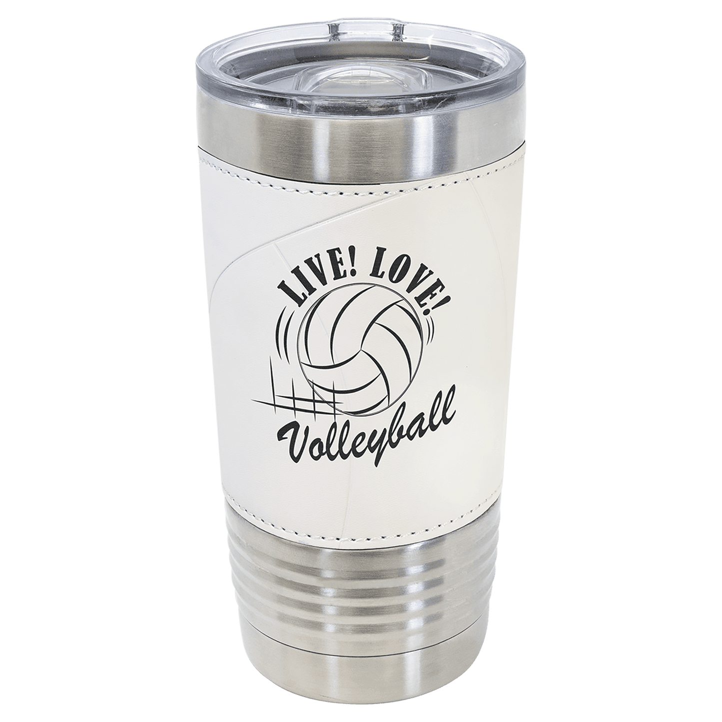 Polar Camel 20 oz. Volleyball Sports Tumbler with Slider Lid