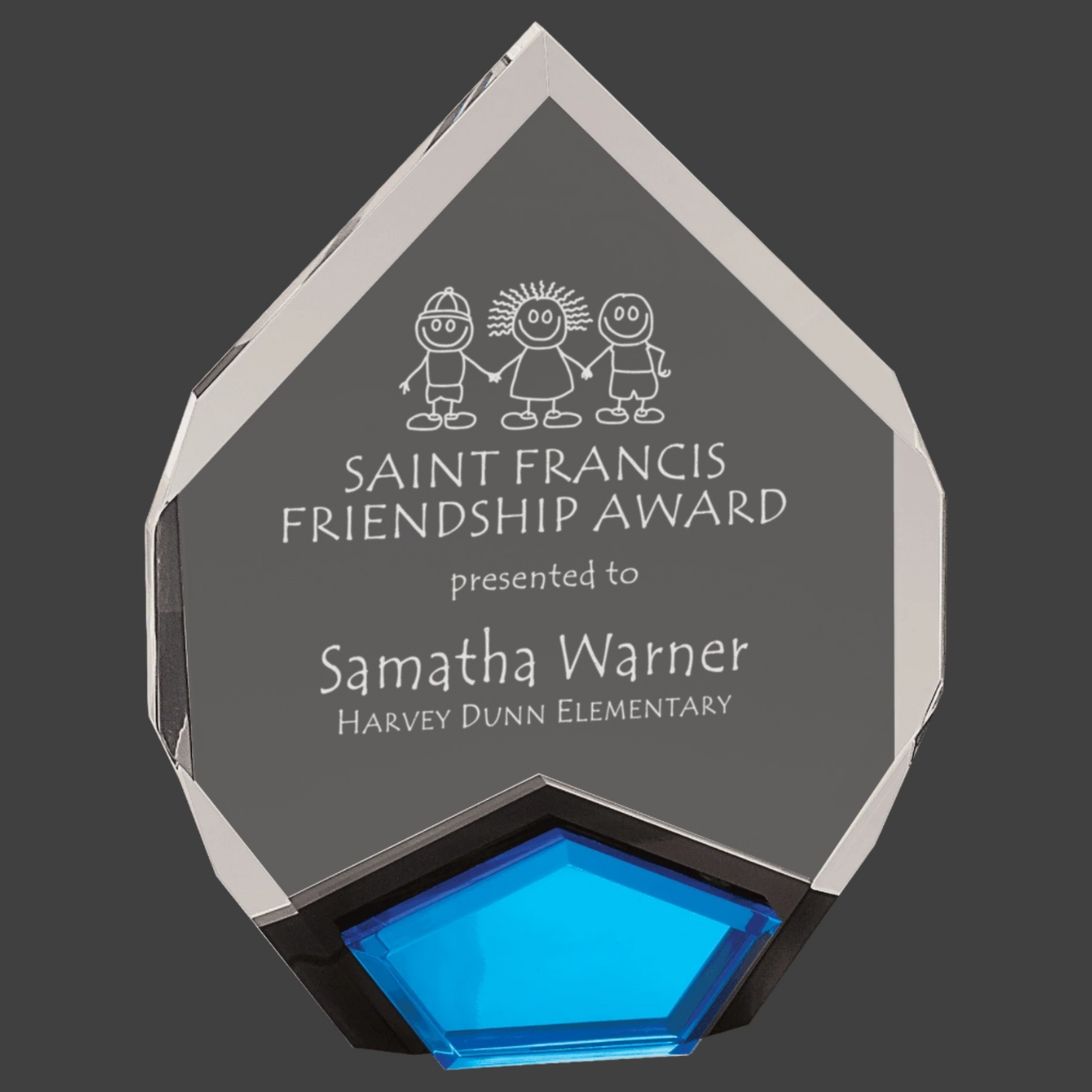 Blue Marquis Acrylic