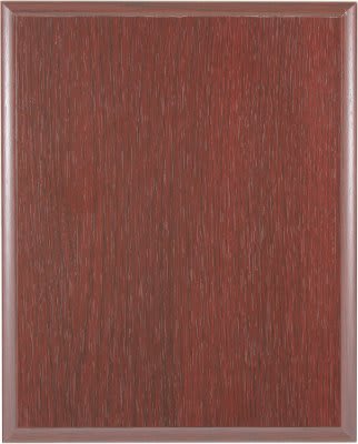 Mahogany Finish Plaque