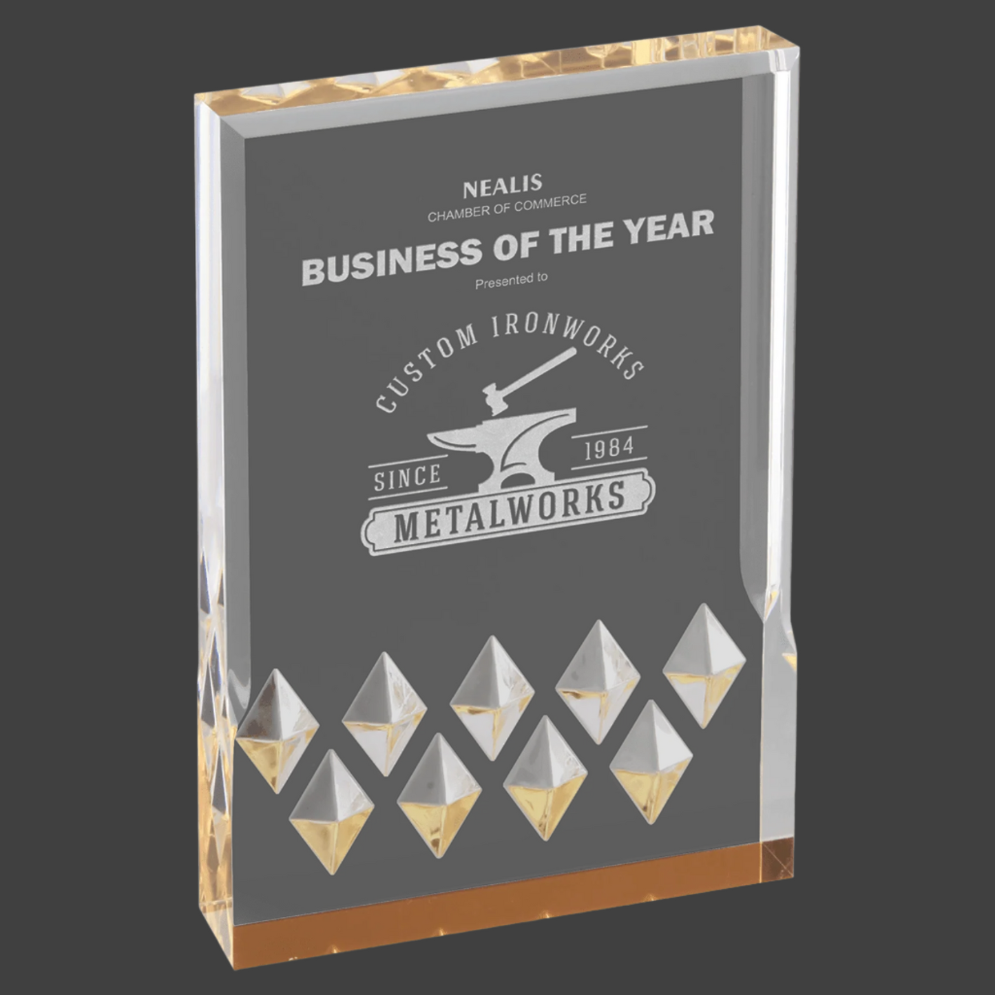 Gold Diamond Mirage Acrylic