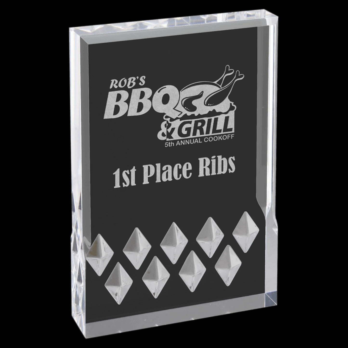 Silver Diamond Mirage Acrylic