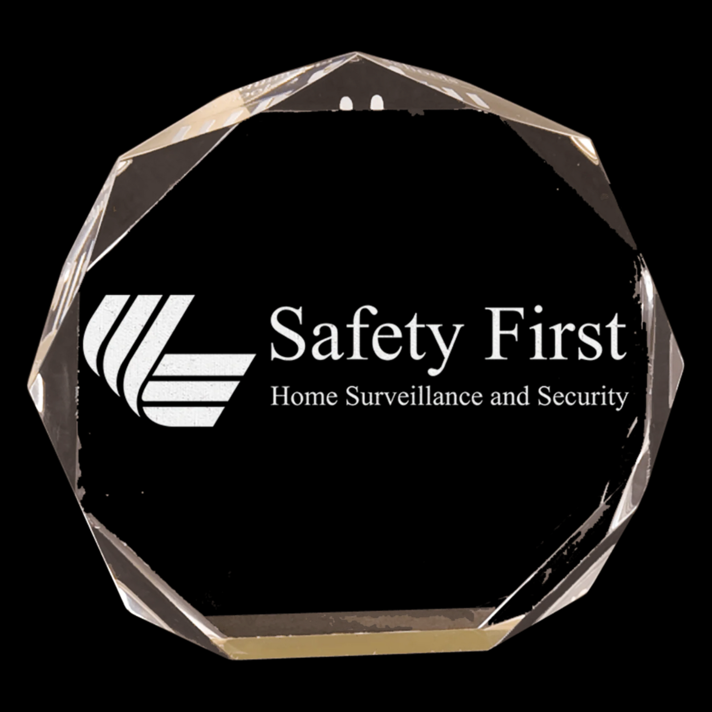 Gold Octagon Acrylic Award