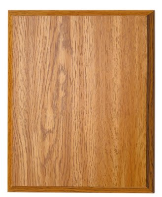 Oak Finish Plaque