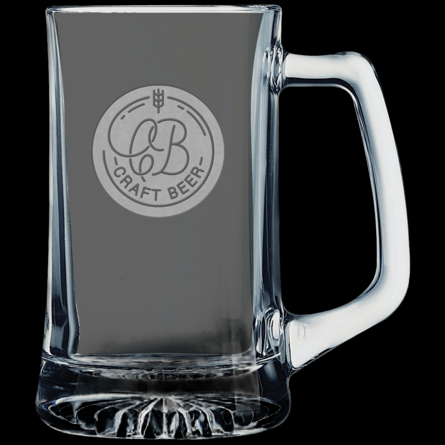 Glass Beer Mug with Handle Polar Camel 14 oz.