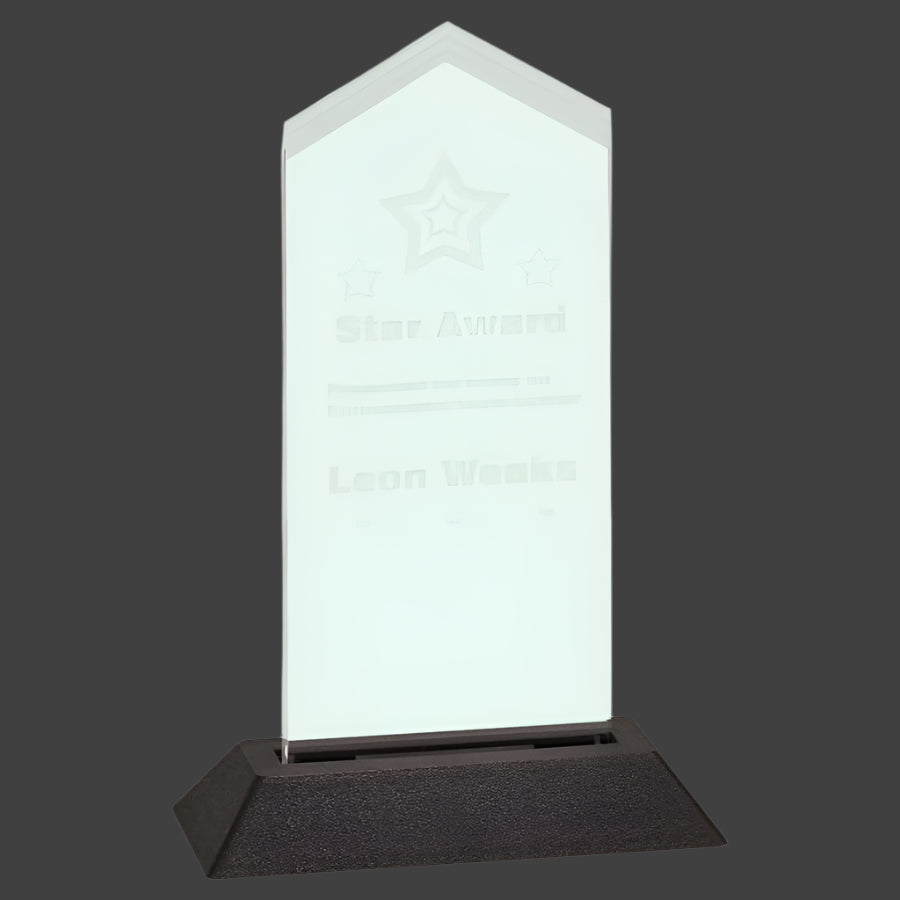 Jade Frosted Arrow Pop-In Acrylic (Base not included)