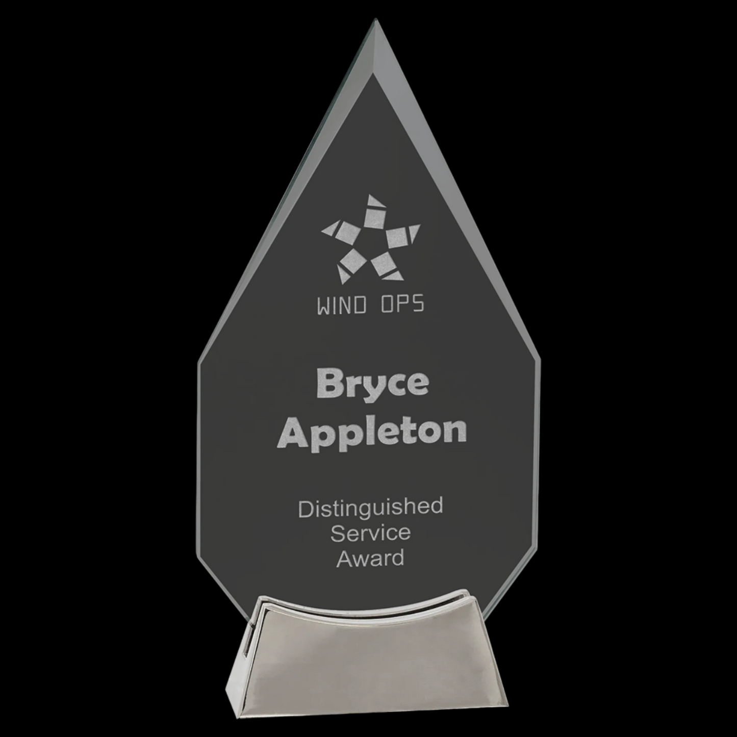 Diamond Platinum Glass with Full Metal Base