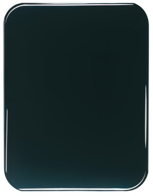 Black Piano Finish Round Corner Plaque