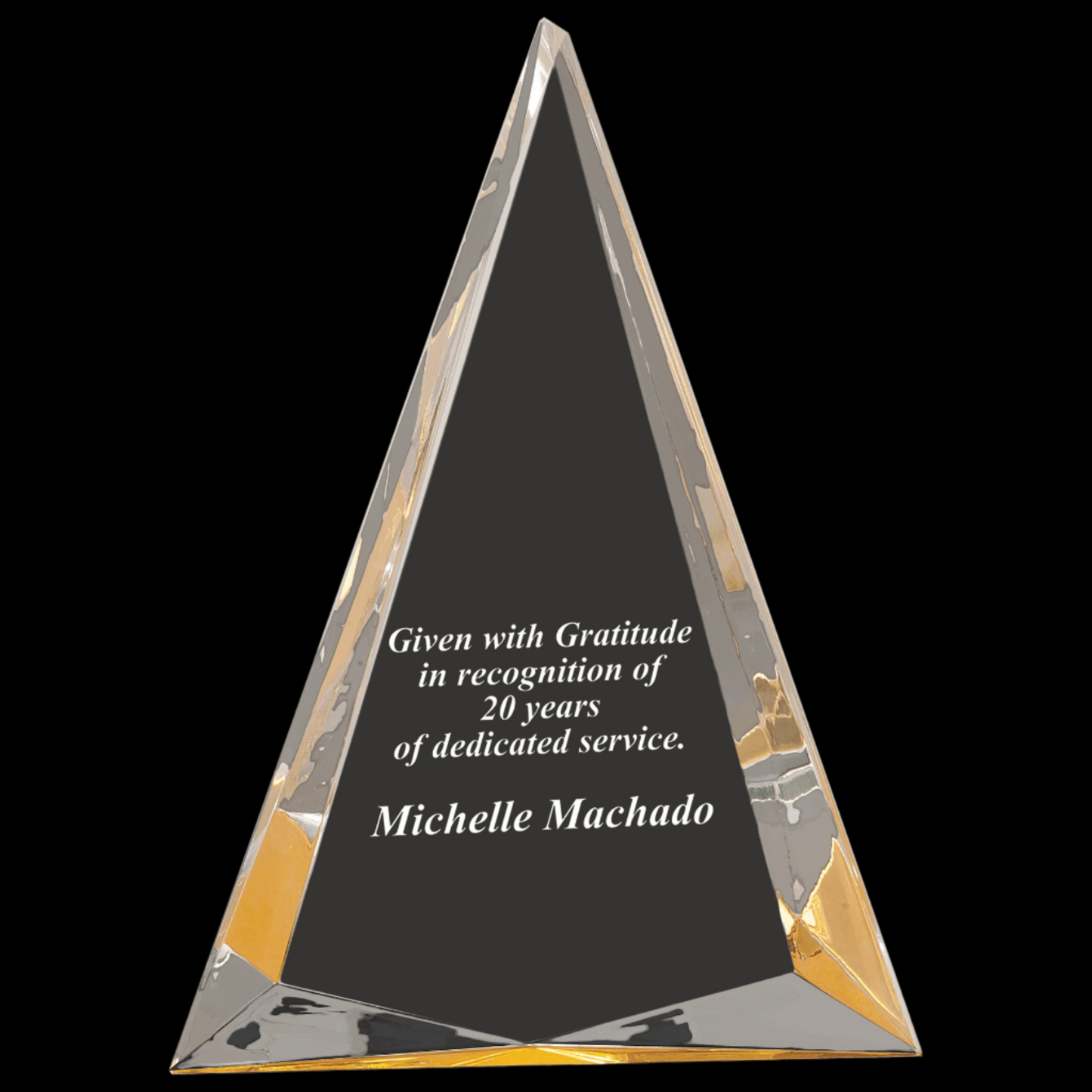 Gold Pinnacle Acrylic