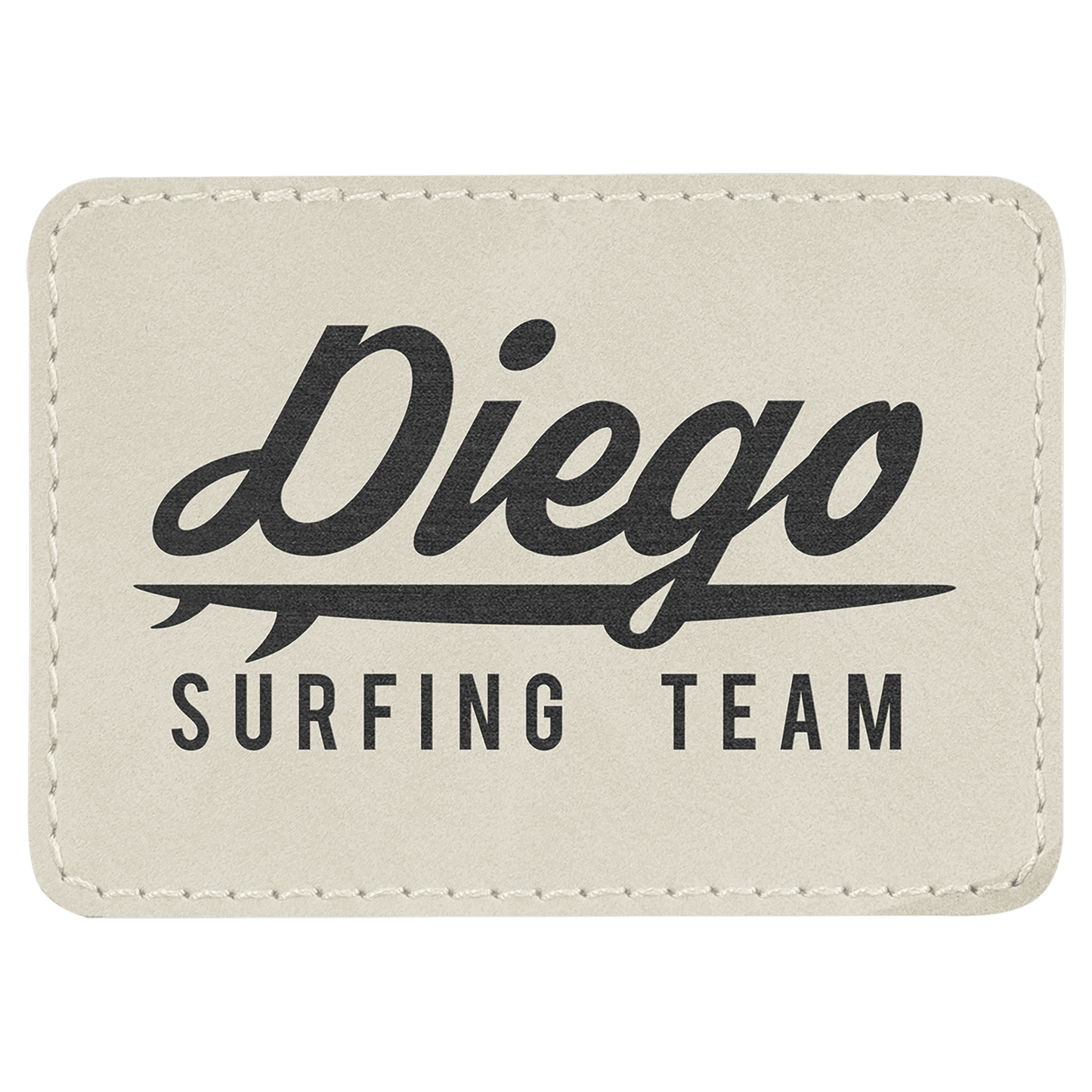 Rectangle Leatherette Patch with Adhesive 3.5" x 2.5"