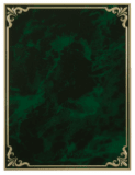 Green Marble/Gold Hi-Relief Plaque Plate