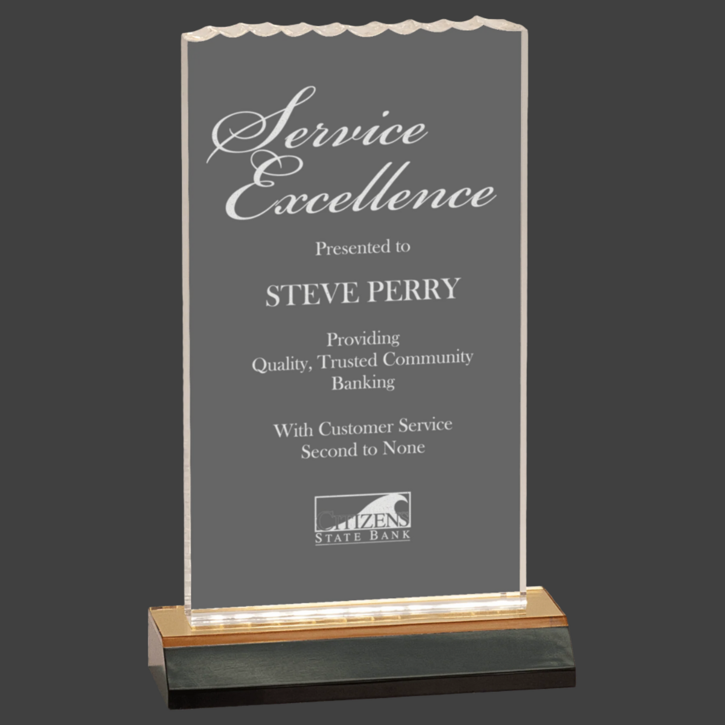 Gold Reflection Ice Top Acrylic