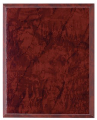 Ruby Marble Finish Plaque