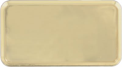 Gold Round Corner Plastic Badge Frame