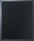 Solid Black Finish Plaque