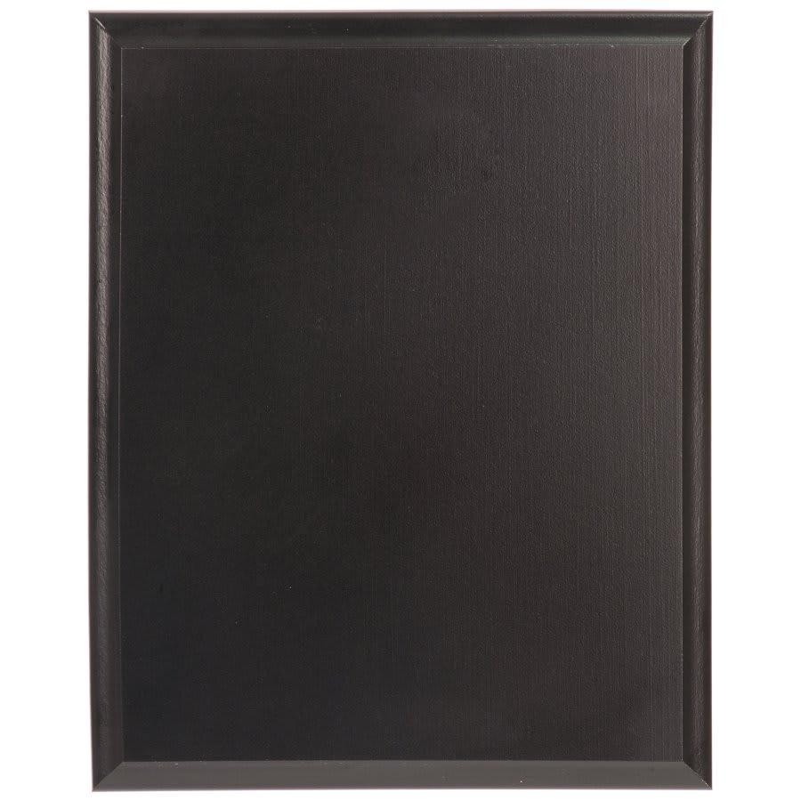 Value Solid Black Finish Plaque