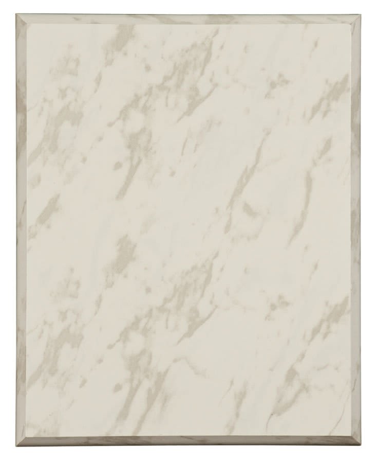 Value White Marble Finish Plaque