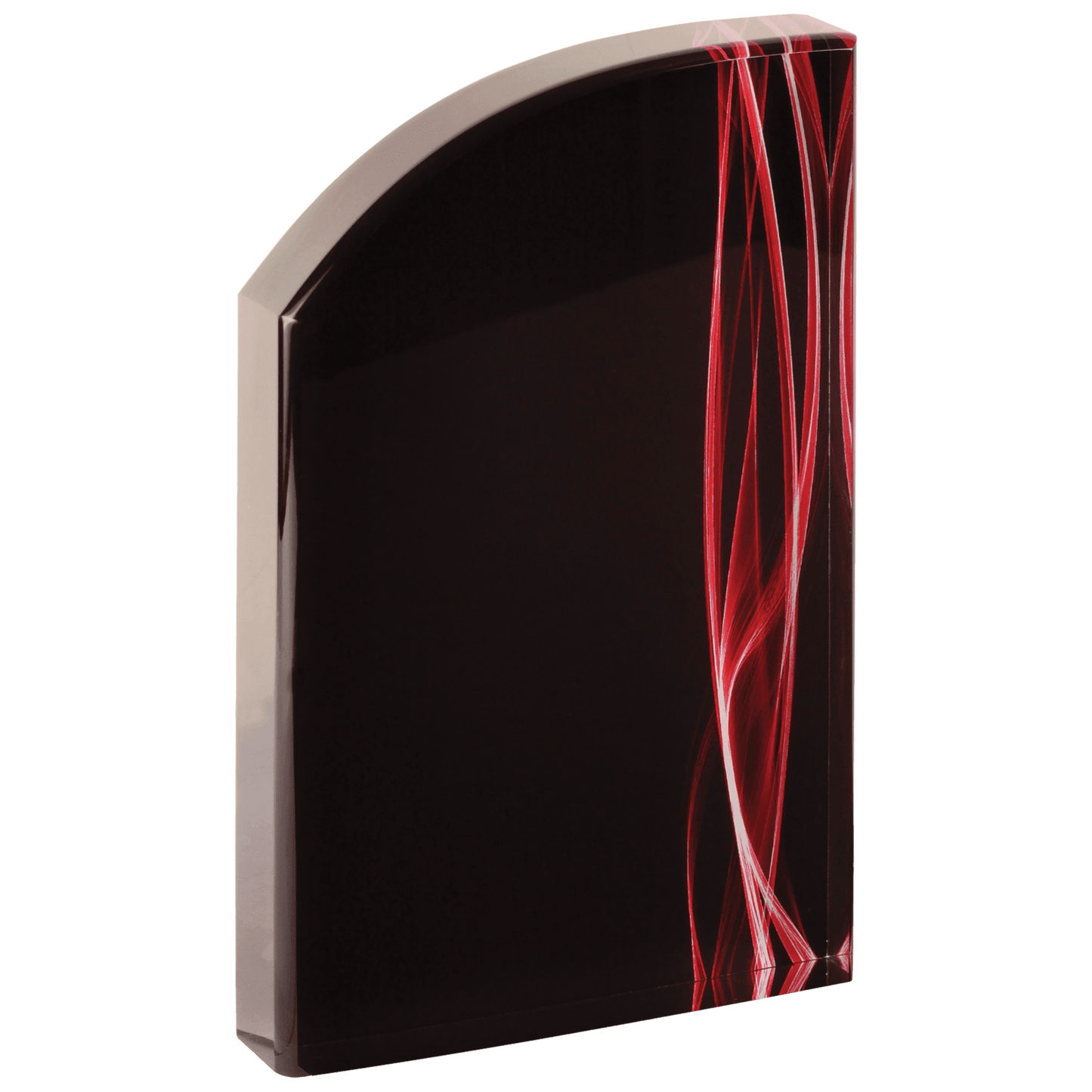 Wave Red Vapor Acrylic